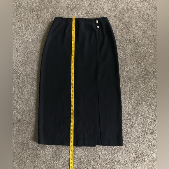 Kathie Lee maxi skirt size M 🦋Slit front buttons decor - Picture 2 of 11